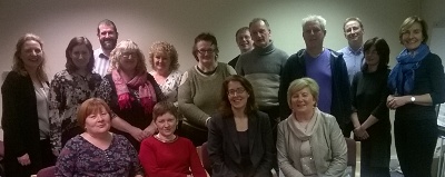 Members of the Reference Group and Independent Chair, Jane Clarke pictured with Anne O' Connor, National Director Mental Health Division and Gerry Maley and Catherine O' Grady, Mental Health Division